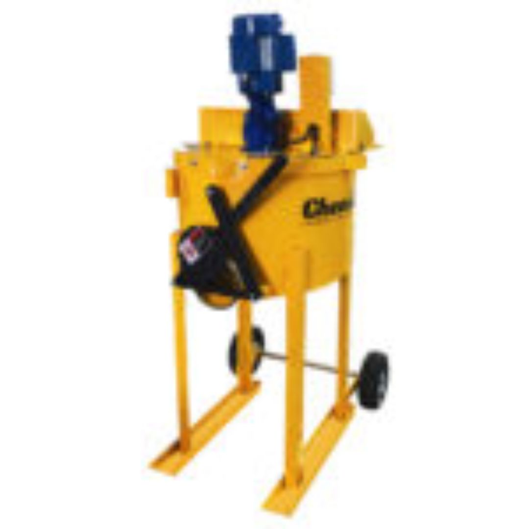 ChemGrout grout paddle mixer on a wheeled stand